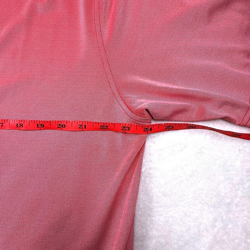 Turtleson Polo Shirt Mens XL Pink Short Sleeve Stretch Performance Golf - Picture 6 of 8